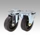 Rodillos guía y ruedas fijas de chapa de acero, versión estándar
