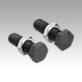 Tornillos de tope de acero, clase de resistencia 10.9.