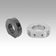 Anillos de sujeción de acero o acero inoxidable divididos con superficie de apoyo