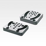 Placas de adaptador para ranuras en T y sistemas de retícula
