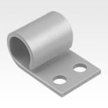 Placa de bloqueo de aluminio para pestillos con muelle de retroceso