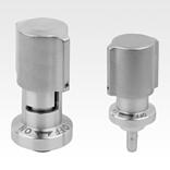 Pernos de bloqueo de bola de acero inoxidable, replegables con accionamiento y cabezal giratorios acero inoxidable