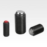 Tornillos de presión esféricos sin cabeza y con bola aplanada