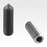 Tornillos de sujeción con hexágono interior y punta DIN EN ISO 4027