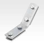 Escuadras de conexión de 45° premontadas
para perfiles en C de carriles de montaje del sistema 41