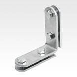 Escuadras de conexión de 90° premontadas
para perfiles en C de carriles de montaje del sistema 41