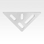 Lengüeta triangular
para perfiles en C de carriles de montaje de los sistemas 28 y 41