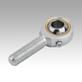 Vástagos articulados con cojinete de deslizamiento, rosca exterior, acero, DIN ISO 12240-1, se pueden lubricar posteriormente