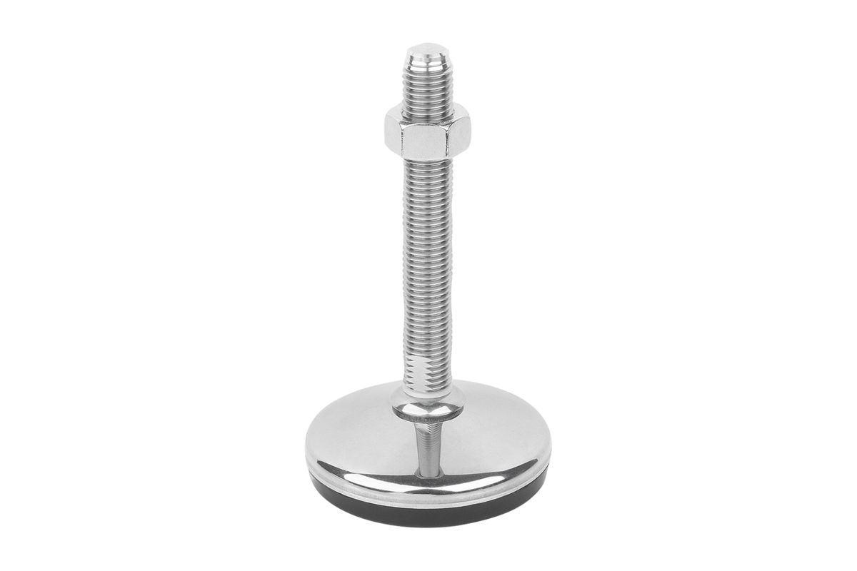 Pies regulables de acero inoxidable homologados FDA - inch