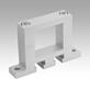 Piezas de apriete de brida de aluminio para unidad lineal cuadrada
