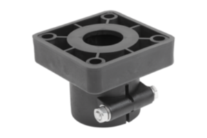 Cabezal de soporte de conector de tubos de plástico para tubos redondos, forma A