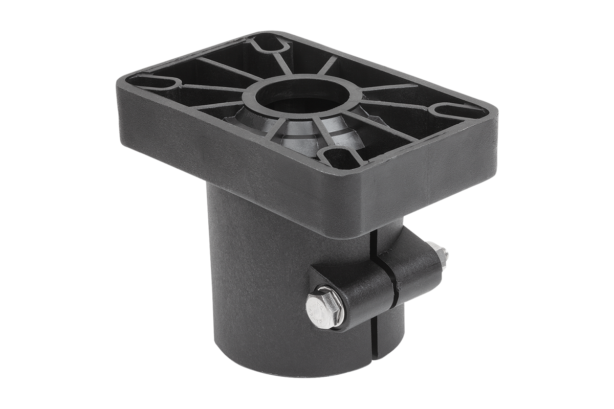 Cabezal de soporte de conector de tubos de plástico para tubos redondos, forma B