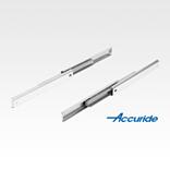 Carriles telescópicos de acero inoxidable para montaje lateral, con extensión completa, capacidad de carga hasta 15 kg
