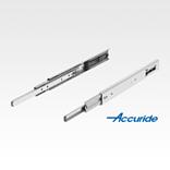 Carriles telescópicos de acero inoxidable para montaje lateral, con extensión completa, capacidad de carga hasta 100 kg