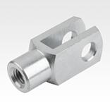 Cabezas de horquilla de acero o acero inoxidable 
DIN 71752