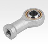 Vástagos articulados con cojinete de deslizamiento, rosca interior, acero, DIN ISO 12240-1 sin mantenimiento