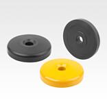 Discos planos de acero para pies regulables