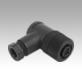 Conector fabricable con racor roscado, forma B