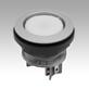 Pulsadores con iluminación, versión integrada Ø 22,3 mm
 con conexión de conector plano, compactos