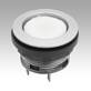 Pulsadores iluminados, táctiles, versión integrada Ø 22,3 mm
conexión de conector plano, compactos