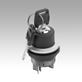 Pulsadores de llave, versión integrada Ø 22,3 mm
con conexión de conector plano, compactos