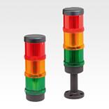 Columnas de señalización, LED verde, amarillo, rojo, Ø70 mm
equipo completo