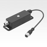 Detector de movimiento, sensor PIR 24 V DC con conector macho/ hembra M12 codificado en A