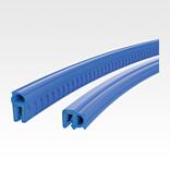 Perfiles de protección de esquinas de silicona con banda de apriete integrada de acero inoxidable, conformes con FDA