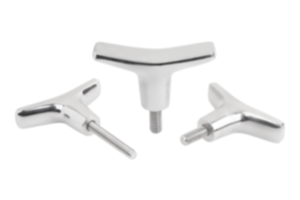 Empuñadura en T de acero inoxidable con rosca exterior para Hygienic USIT® arandela de junta y apoyo Freudenberg Process Seals