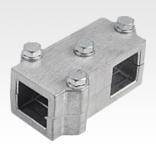 Conectores para tubo pieza en T, aluminio