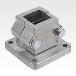 Conectores para tubo pie, aluminio