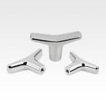 Empuñadura en T con rosca interior de acero inoxidable para arandela de junta y apoyo Hygienic USIT® de Freudenberg Process Seals