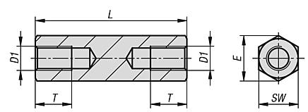 Piezas de extensión