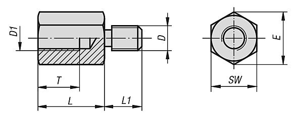 Piezas de extensión