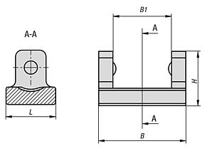 Piezas de presión de plástico para tensor de fuerza