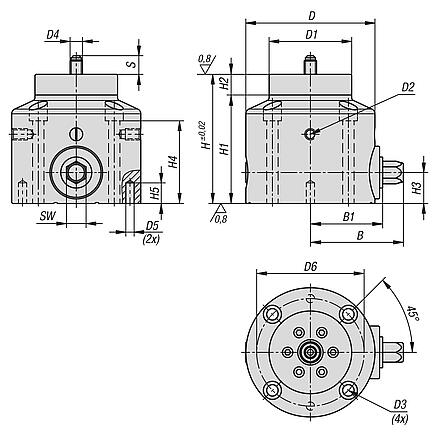 Dispositivos de sujeción por tracción con tornillo tensor integrado aptos para automatización