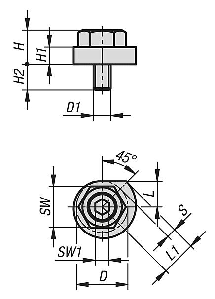 Excéntricos de sujeción