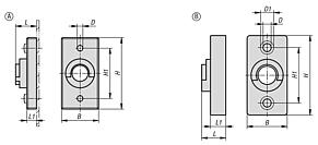 Adaptadores para levas de plástico o cinc