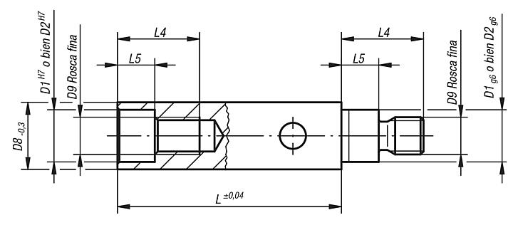 Columnas de extensión largas