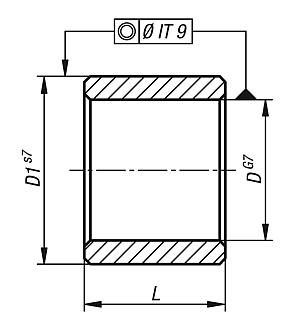 Cojinetes de deslizamiento de bronce sinterizado, cilíndricos