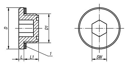 Tornillos tapón