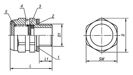 Tornillos de ventilación de latón con válvula de retención