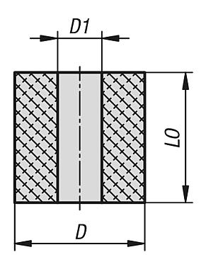 Muelles de elastómero 70 Shore A