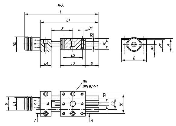 Mesas de posicionamiento cortas