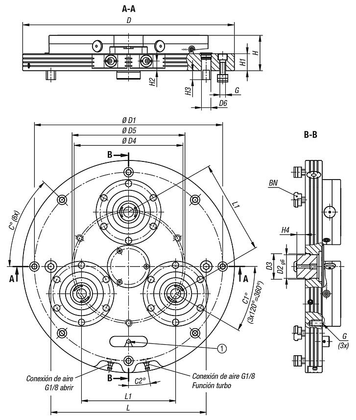 Estaciones de sujeción giratorias UNILOCK