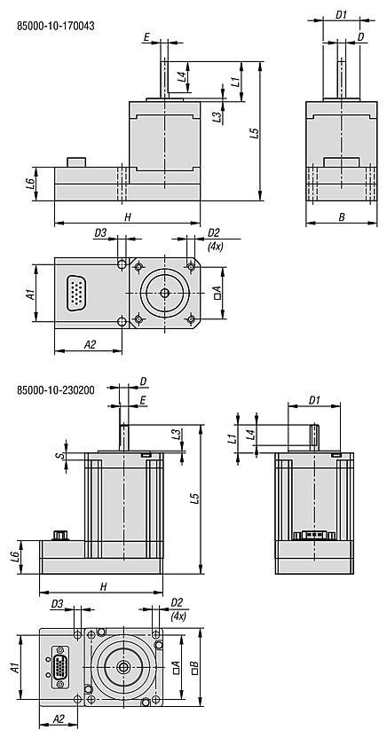 Motor paso a paso con control de posicionamiento integrado