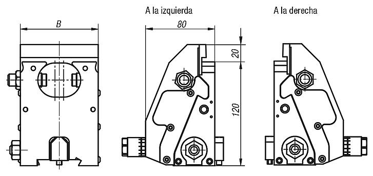 Mordazas de sujeción completas