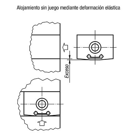 Tuercas correderas en ranura elásticascon n.º de patente 4200676