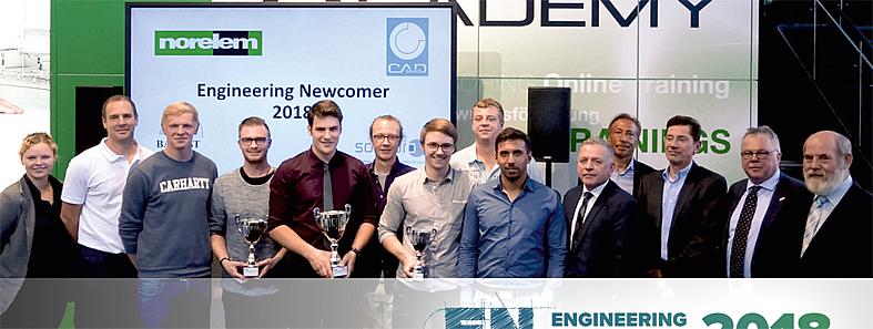 Los galardonados del premio Engineering Newcomer 2018